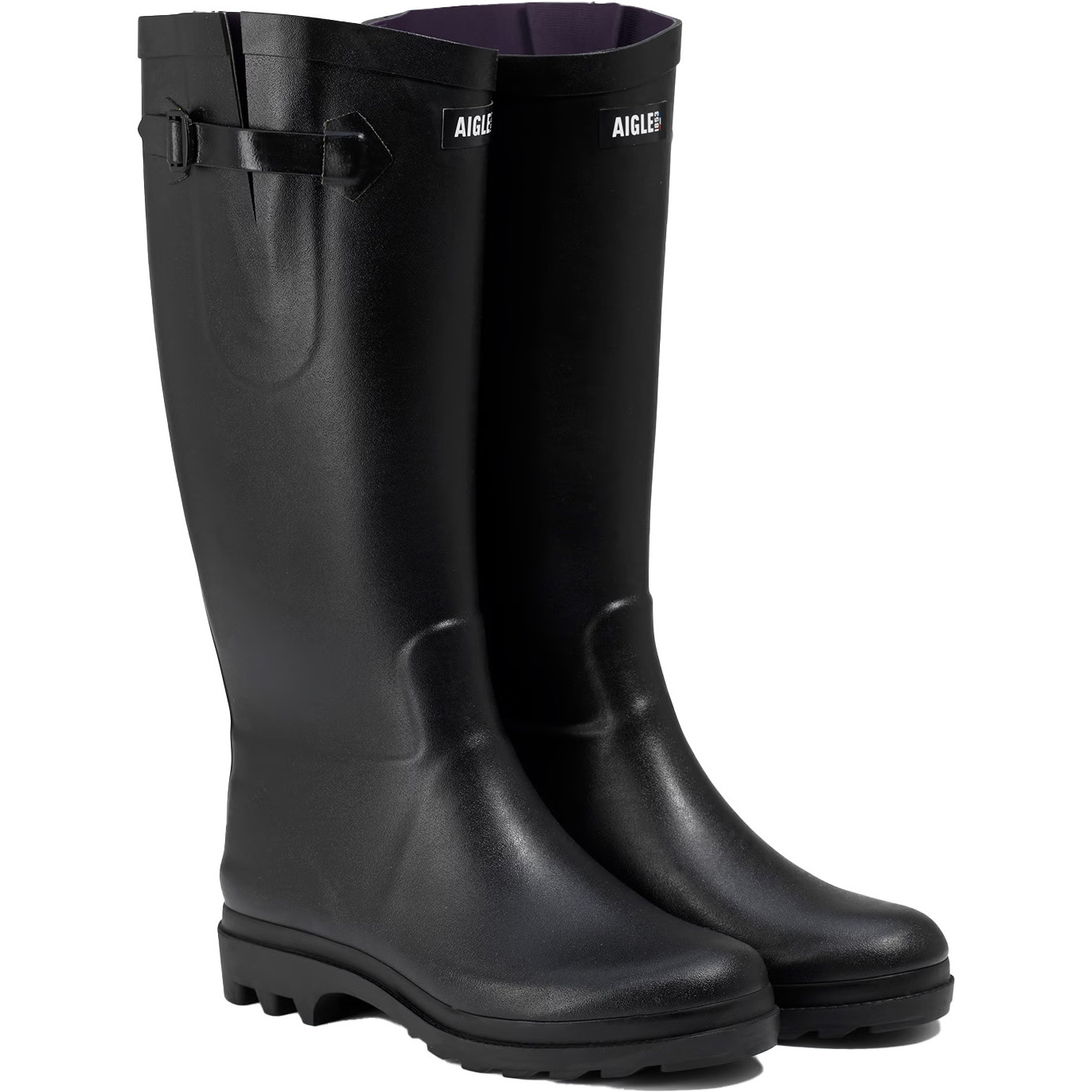2025 Aigle Womens Aiglentine 2 DE Boyfriend Wellington Stiefel NC252 - Noir